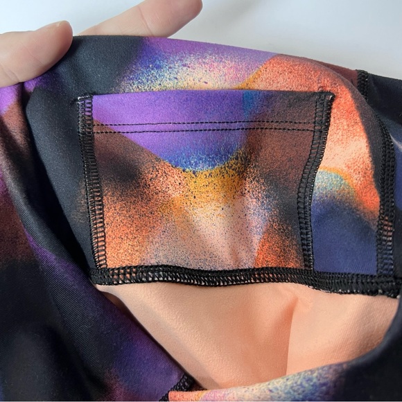 Fabletics Power-Hold High Waisted Cropped Workout Leggings - Fun Patterned - Picture 7 of 7